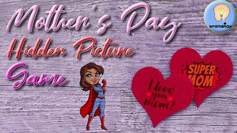 Mother's Day Vocabulary Game | Brain Break | Hidden picture | With flashcards link