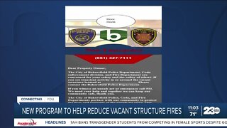 Doorhanger program protects citizens from vacant structure fires