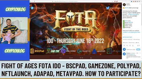 Fight Of Ages FOTA IDO - Bscpad, Gamezone, Polypad, Nftlaunch, Adapad, Metavpad. How To Participate?