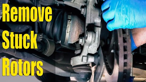 How-To: Easily Remove Stuck Rusted Brake Rotors on any car or truck