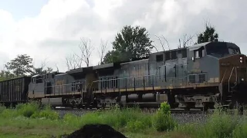 CSX B158 Empty Coke Express Train from Sterling Ohio July 1, 2023