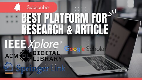 Best Websites for Research Articles like a Google Scholar.