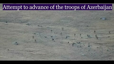 Armenian DM published footage of an attempt to advance of Azeri troops. Ceasefire agreement later