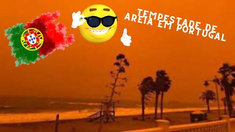 Tempestade de areia em Portugal??