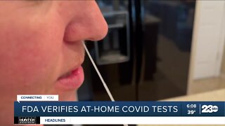 FDA verifies at-home COVID tests