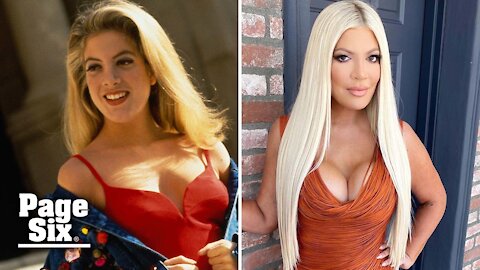 See how Tori Spelling has changed since the '90s