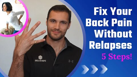 5 Things To Fix Your Back Without Relapse When Reaching A Plateau