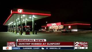 East Tulsa Quiktrip robbed at gunpoint overnight