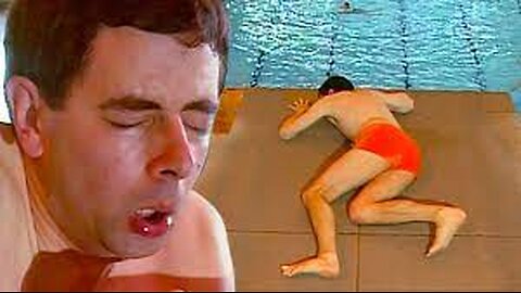 DIVE!!! MR bean funny clips. try not to laugh