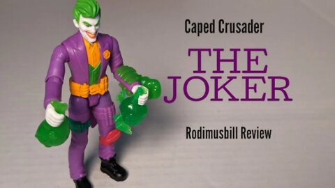 Spin Master THE JOKER DC Caped Crusader Figure with 3 Surprise Accessories - Rodimusbill Review