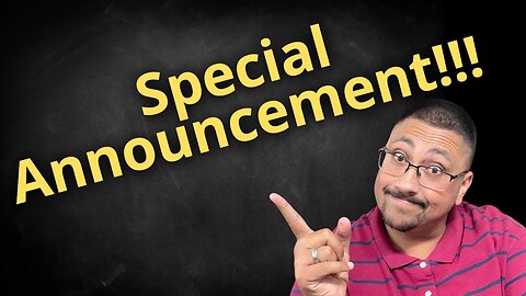We Have A Special Announcement For You!!!
