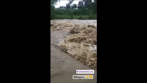 Flood in Hoshiarpur punjab