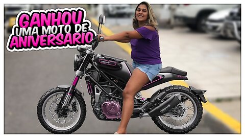 ELA GANHOU UMA MOTO - SHE WON A MOTORCYCLE