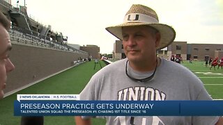 Union football practice underway ahead of 2022-23 season