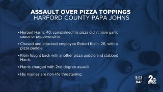Papa John's employee stabs customer who attacked him over missing side items
