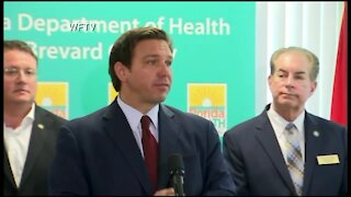 Florida Gov. Ron DeSantis talks school district sanctions in Viera