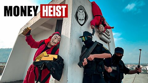 Parkour MONEY HEIST Season 4 ESCAPE from POLICE chase "GOLD RUSH" || FULL STORY ACTION POV