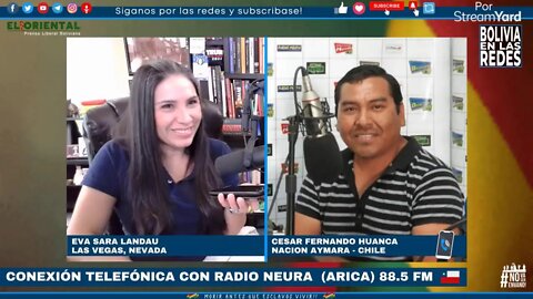 Hoy con Cesar Huanca desde Arica Chile, Radio Neura 88.5 FM - NACIÓN AYMARA