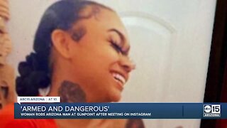 Woman robs Arizona man at gunpoint after meeting on Instagram