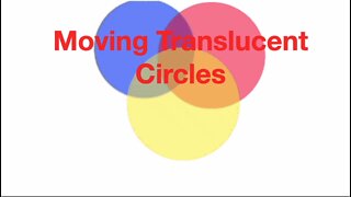 Moving Translucent Circles