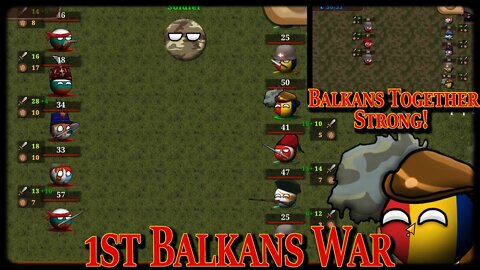 Balkans Together Strong 🇷🇴💪 1st Balkans War Countryball: Europe 1890