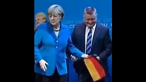 2013: German chancellor Angela Merkel bans German flag on election night party