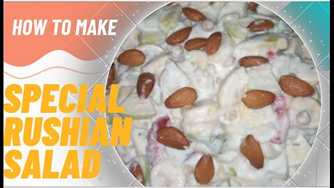 Ramadan Special Rushian Salad 😋 | رمضان سپیشل رشین سلاد | Mazedar Khane In Pakistan