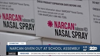 Narcan given out at school assembly