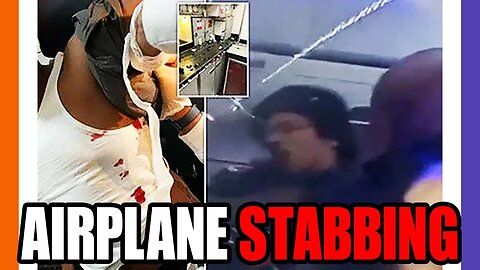 Airplane Passnger St4bbed 🟠⚪🟣 NPC Crime