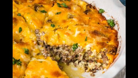 Keto Cheeseburger Pie