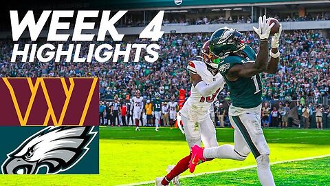 Washington Commanders vs Philadelphia Eagles | 2023 Week 4 Game Highlights