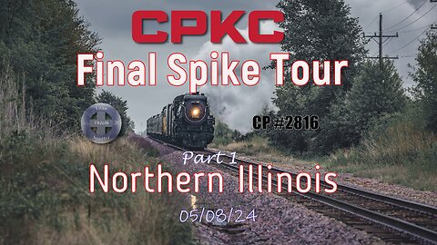 CP 2816 in Franklin Park, Illinois - CPKC's Steam Train on the Final Spike Tour (& Caboose Sighting)