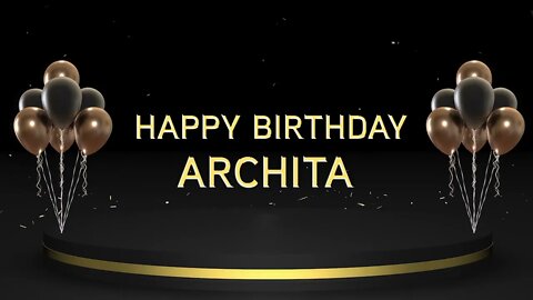 Wish you a very Happy Birthday Archita