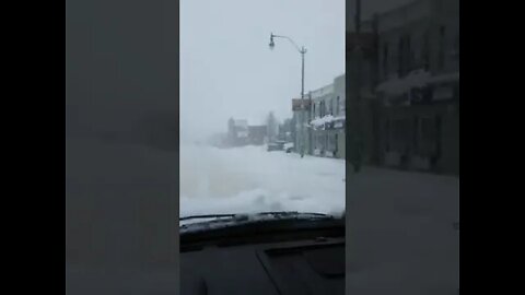 Lots of Snow in St Paul Alberta