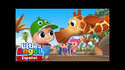Los Animales del Zoológico! | Caricaturas | Canciones Infantiles🎵| Little Angel Español