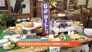 Creating a Buffalo Bills themed table
