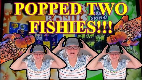 Slot Play - Goldfish Feeding Time, Treasure - POPPED TWO FISHIES!!!