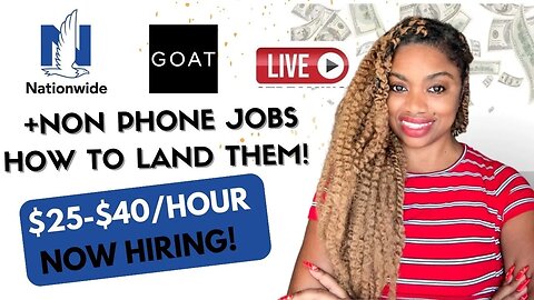 🔥$25-$40 HOURLY *NO PHONE* REMOTE JOBS FROM MAJOR BRANDS NOW + HOW TO SECURE THEM!