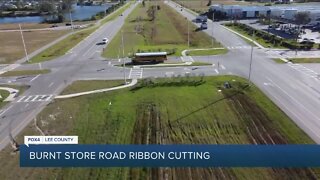 Burn Store Road ribbon cutting