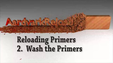 Homemade Primer Series - Part 2 - Washing the Primers