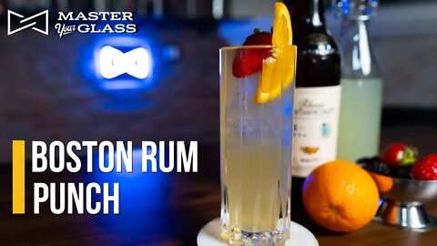 Beauty In Simplicity - The Boston Rum Punch | Master Your Glass