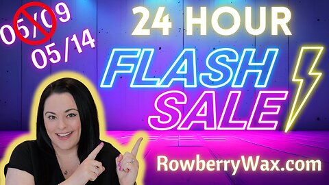 Flash Sale 2.0!! Tomorrow, May 14th