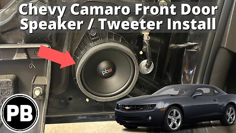 2010 - 2015 Chevy Camaro Front Door Speaker Install