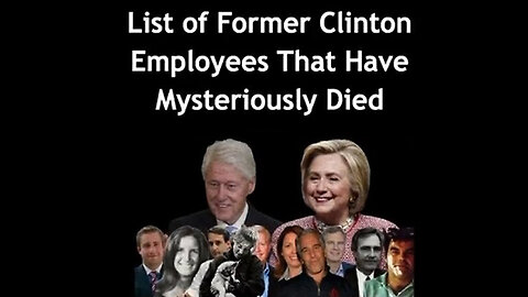 CLINTON BODYCOUNT LIST