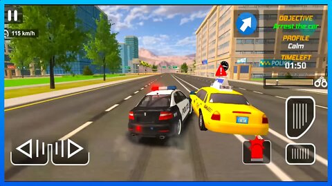 Police chase, randomly crash: Police Car Chase Cop Simulator 2022 #04