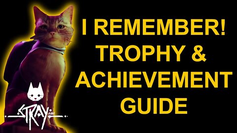I Remember! - Stray - Trophy / Achievement Guide