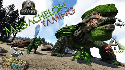 🐢 Megachelon Location & Taming 🏹 Fjordur | ARK: Made Easy