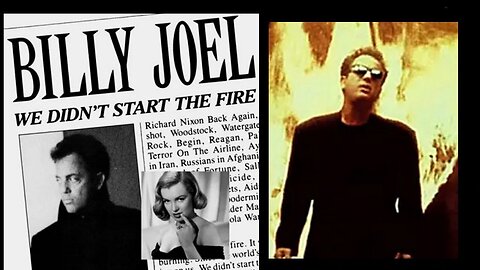 Billy Joel - 'We Didn't Start the Fire' (Sept 18, 1989) [04.01.2023]