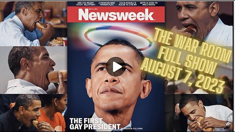 Owen Shroyer Hosts War Room Show 8 7 23 Barack Obama Admits He’s Gay And Runs Biden’s White House