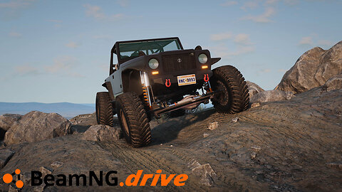 BeamNG.drive | Ibishu Hopper Crawler | Rock crawling in Johnson Walley